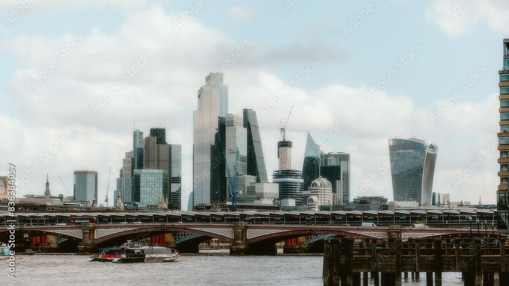 Obraz premium city skyline