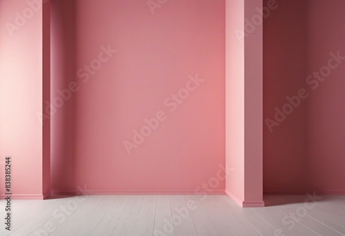 room with pink wall
