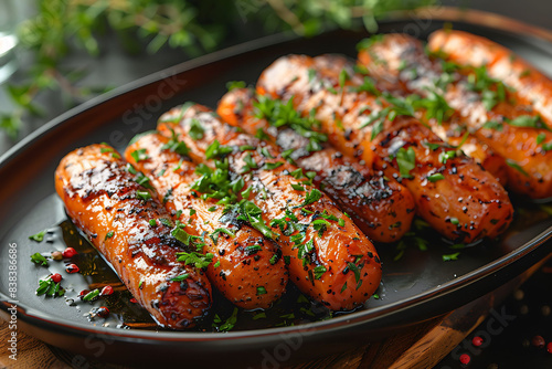 grilled chicken with vegetables