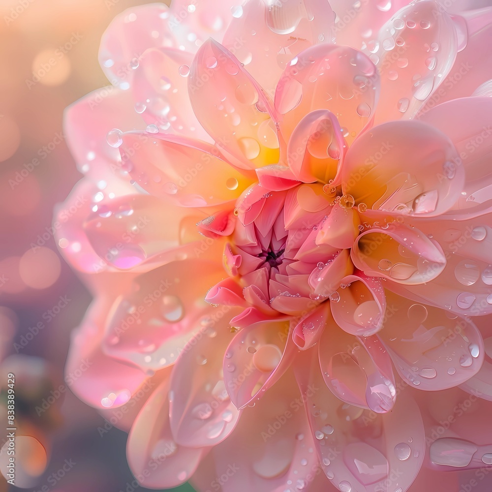 Rose and dahlia flower,dew so beautiful Ai generated Rose and dahlia flower,dew so beautiful Ai generated