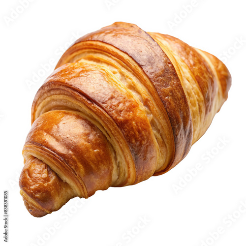 croissant isolated no background photo