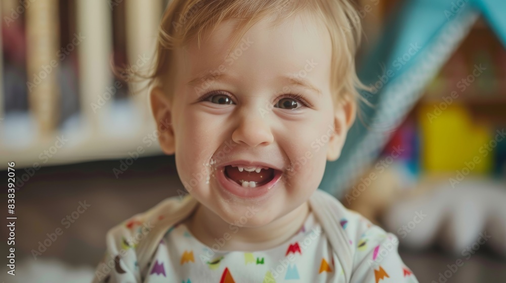 Adorable Baby's First Toothache Generative AI Adorable Baby's First Toothache Generative AI