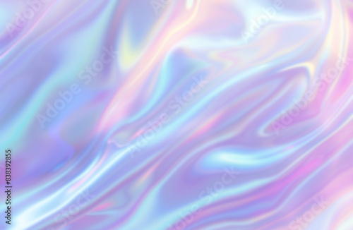 Wallpaper Mural Iridescent trendy background. Holographic abstract soft pastel colors backdrop. Torontodigital.ca