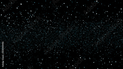 Starry night sky. Glowing stars in space. Galaxy background. New Year, Christmas and Celebration background concept. 