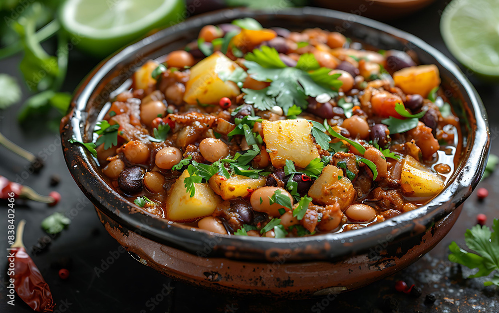 beans with meat and vegetables beans with meat and vegetables