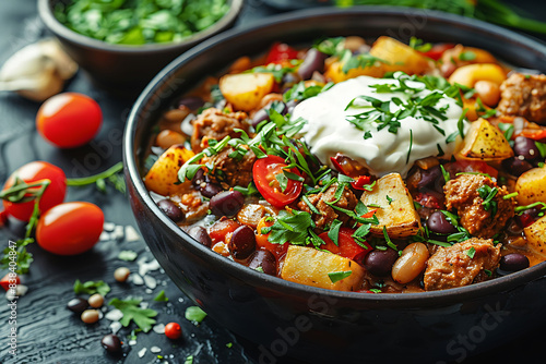 stew with vegetables