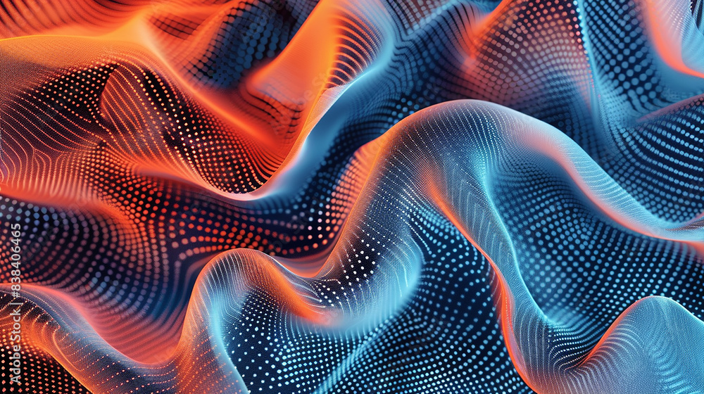 Naklejka premium abstract background with waves
