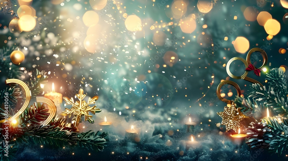 Festive happy new year 2025 background Festive happy new year 2025 background