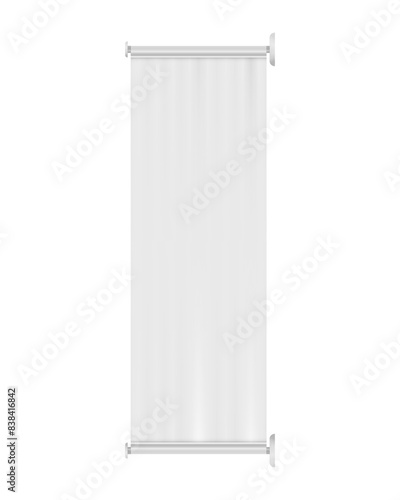 vector banner mock up isolated