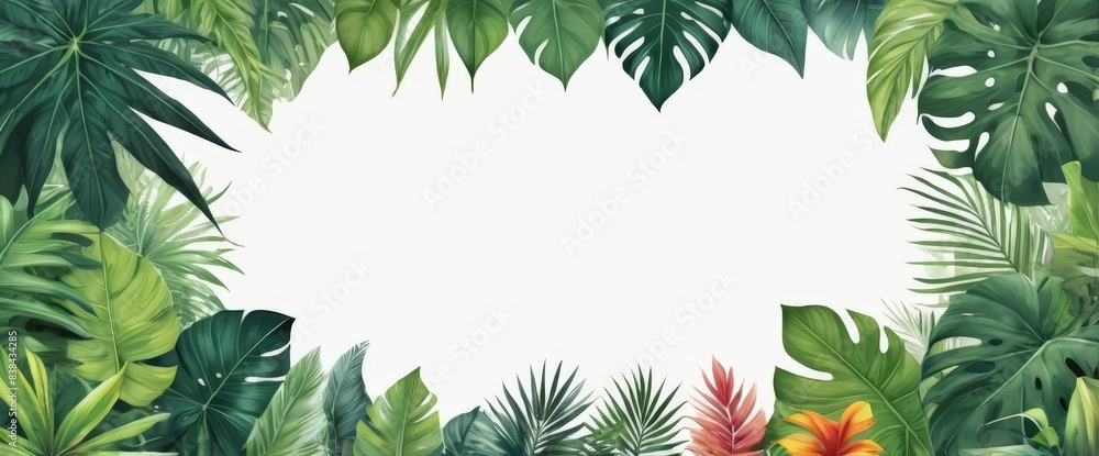 Abstract simply background with natural line arts. green leaf natural background banner Abstract simply background with natural line arts. green leaf natural background banner
