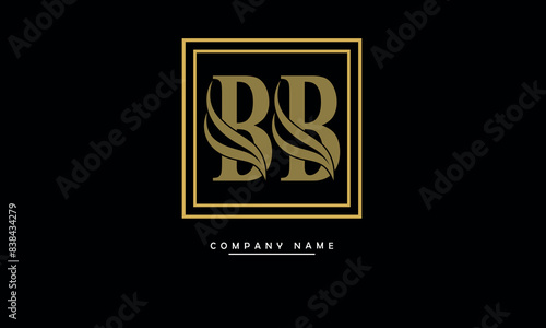 BB, BB Abstract Letters Logo Monogram