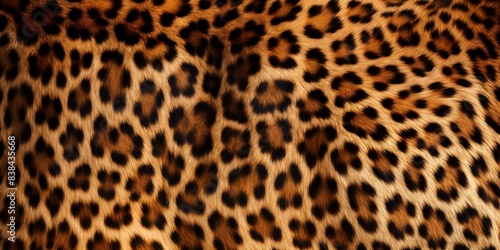 Wild Animal Skin Texture Leopard Print Wallpaper for Creative Design. Concept Wildlife Patterns  Animal Prints  Textured Wallpaper  Creative Design  Leopard Print