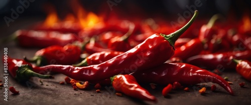 Creative chilli pepper background for posters  blogs  web design.