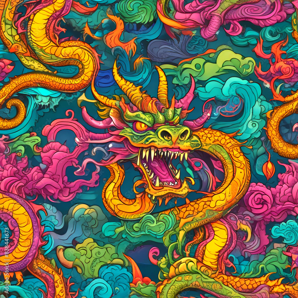 chinese dragon pattern chinese dragon pattern