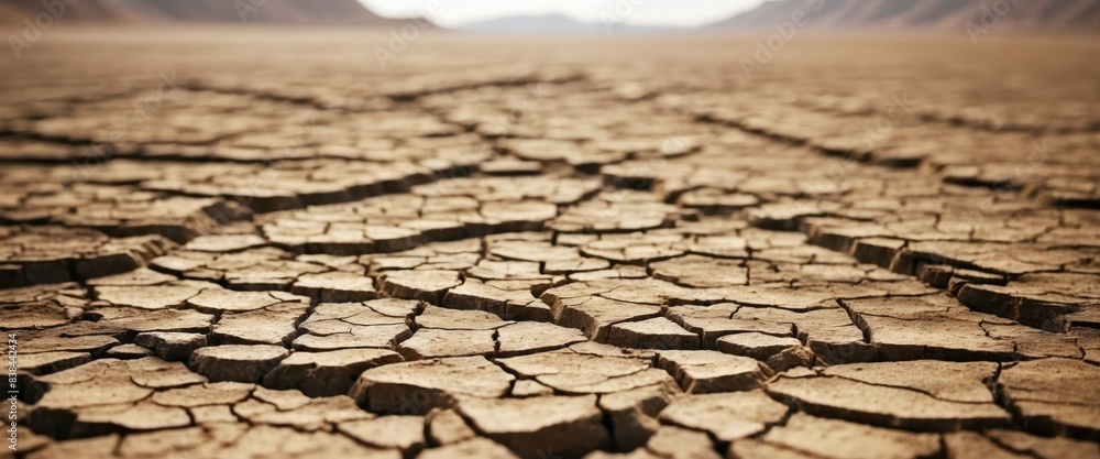 Cracked ground surface close up Global warming and drought concept. Cracked ground surface close up Global warming and drought concept.