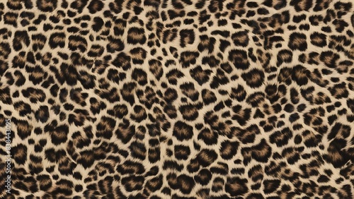  leopard background fabric texture, real hair