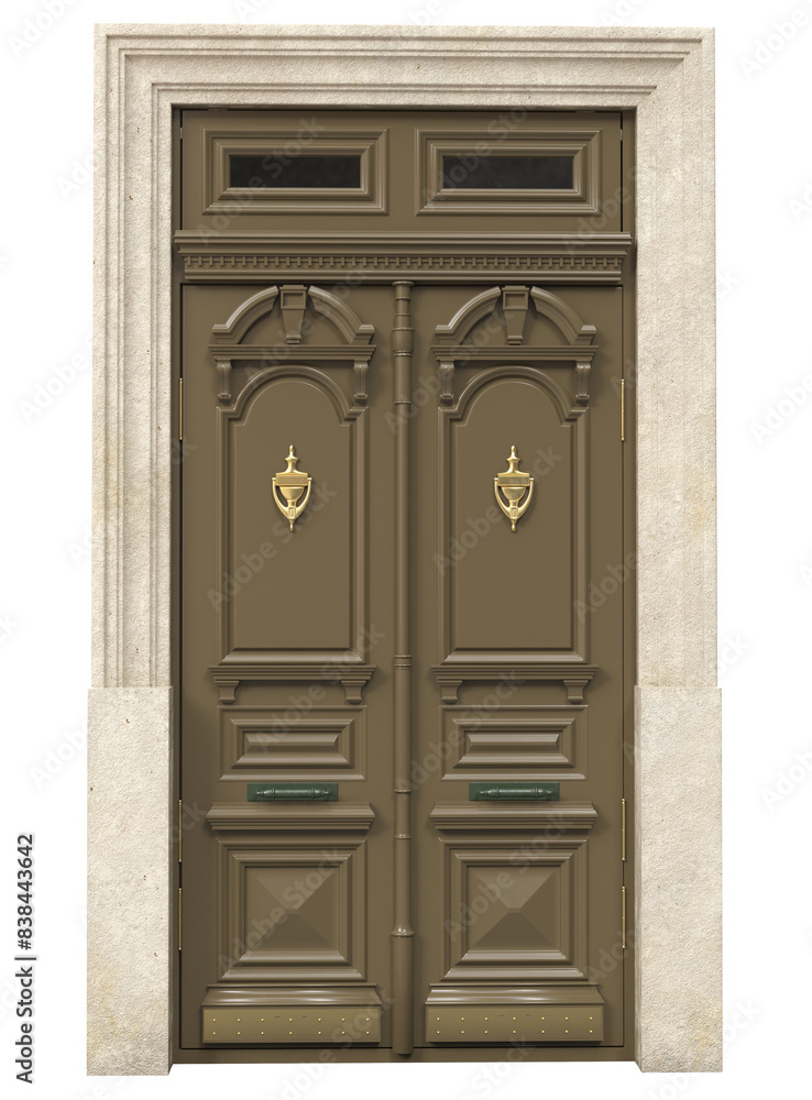 Entrance classic doors for the house Entrance classic doors for the house