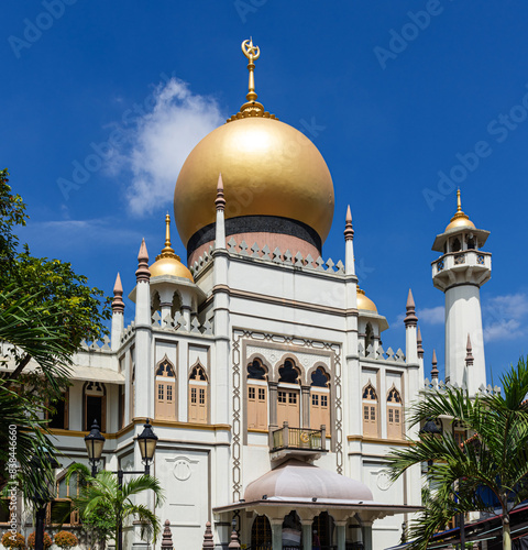 Canvas Print Singapore – Sultan Mosque or Masjid Sultan at Muscat Street in Kampong Glam