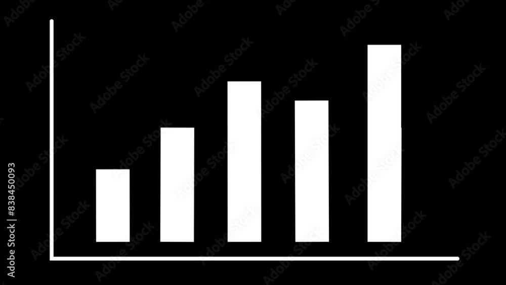 simple statistical curve animation template with an indicating rising sign profit target simple statistical curve animation template with an indicating rising sign profit target