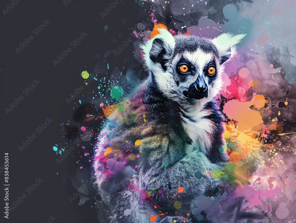 Fototapeta premium ring lemur