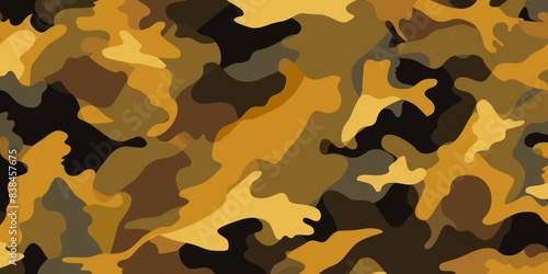 Camouflage pattern design poster background military disguise concealment camo print hunting gear outdoor fashion seamless army style texture