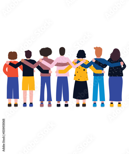7 Diverse People Embracing And Showing Equality And Inclusion