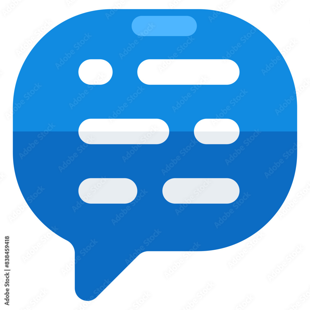 Trendy design icon of chat bubble Trendy design icon of chat bubble