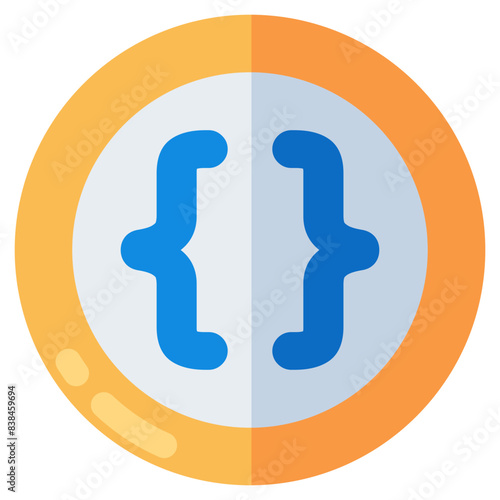 Premium download icon of curly bracket 