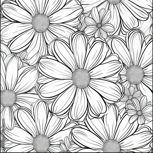 Wallpaper Mural seamless floral background Torontodigital.ca