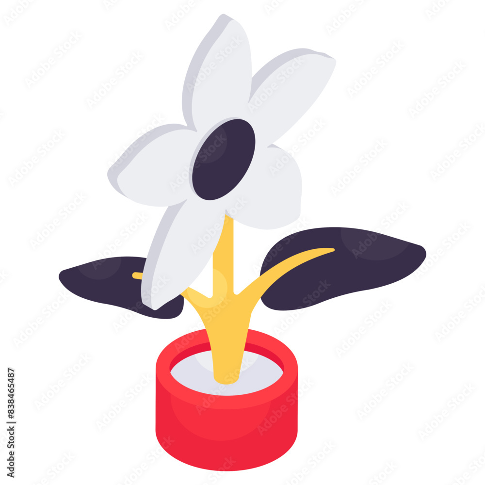 A beautiful design icon of flower A beautiful design icon of flower