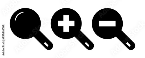 Zoom in zoom out icon symbol sign vector illustration design