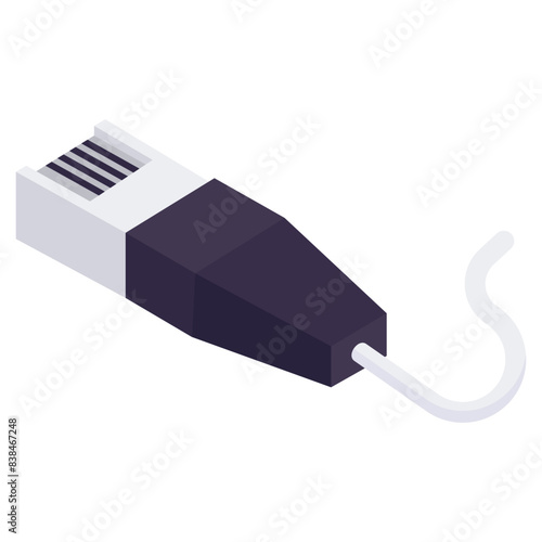 A beautiful design icon of ethernet