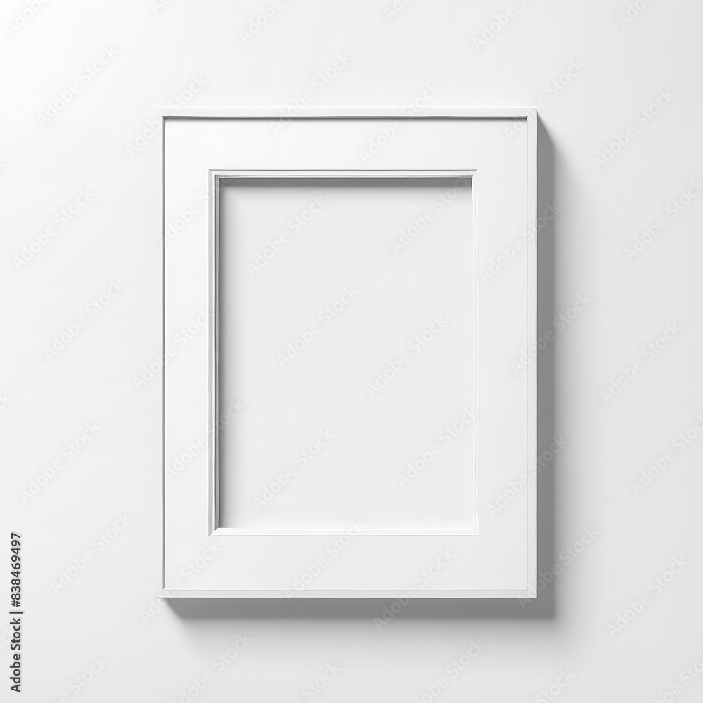 white polaroit frame mockup isolated on white background white polaroit frame mockup isolated on white background