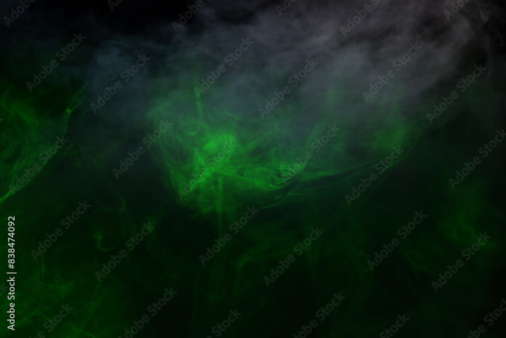 Blue and yellow steam on a black background. Blue and yellow steam on a black background.