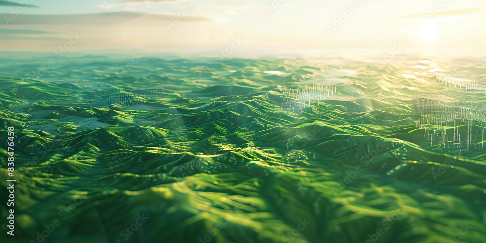 The Petaflopping Panorama: A vast landscape of server farms stretching across the horizon. The Petaflopping Panorama: A vast landscape of server farms stretching across the horizon.