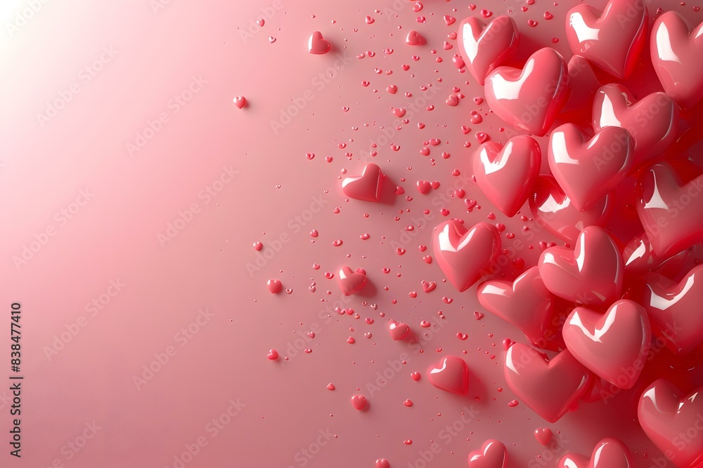 Pink heart background Pink heart background