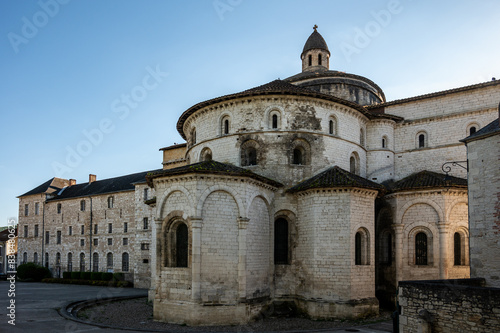 Fototapeta Naklejka Na Ścianę i Meble -  Souillac small market town in Lot department in France, on river Dordogne in agricultural region known for its walnuts, strawberries, houses and streets