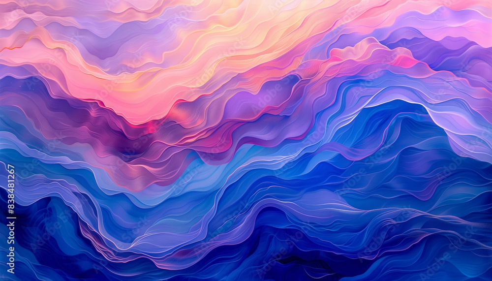 Abstract Color Waves