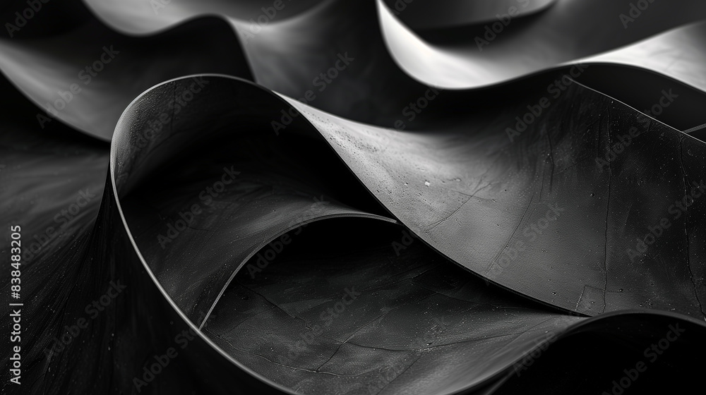 Black and white photo of a geometric shapes Black and white photo of a geometric shapes