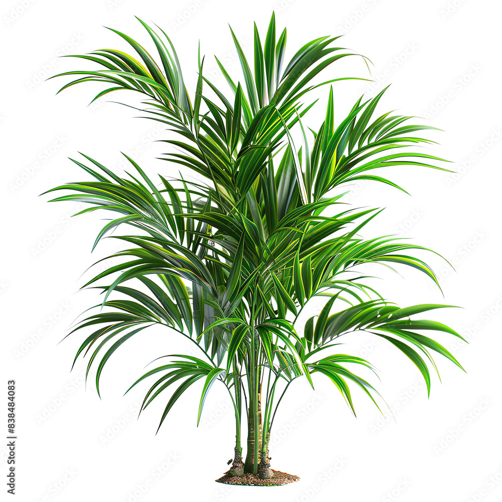 The image shows palm tree isolate on white backgroun d The image shows palm tree isolate on white backgroun d