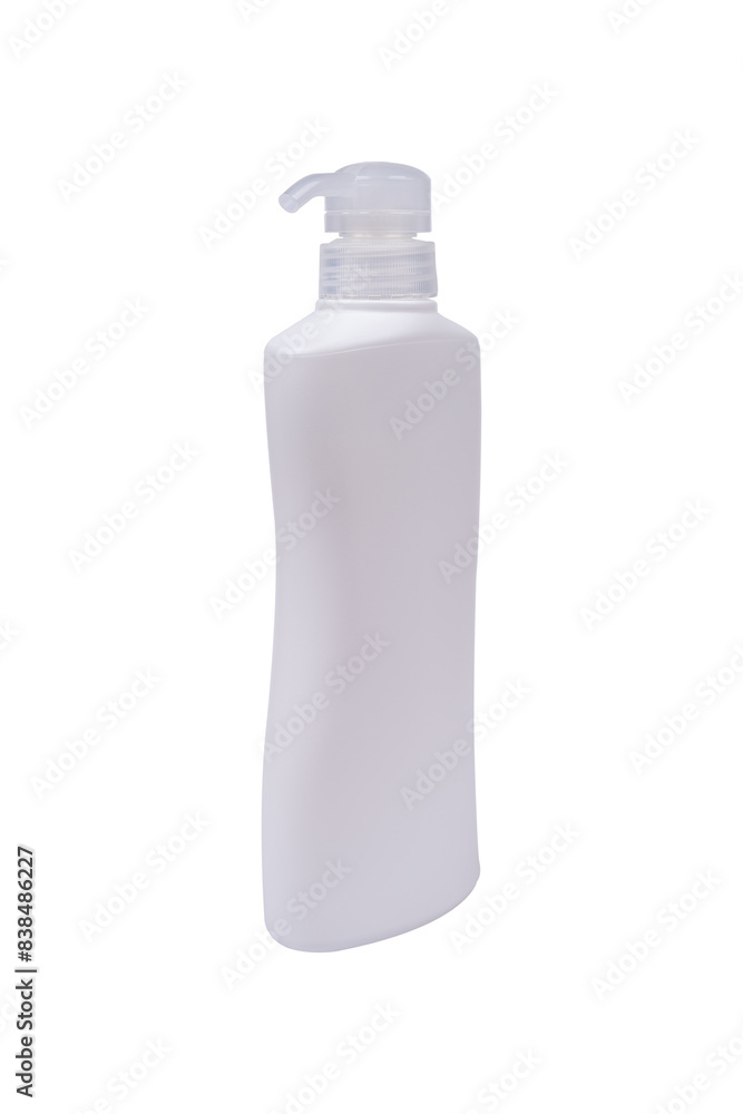 Plastic bottles for containing shower cream, shampoo, hair conditioner, and body cleanser isolated on white background. Plastic bottles for containing shower cream, shampoo, hair conditioner, and body cleanser isolated on white background.
