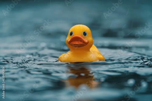 Rubber duck floating photo