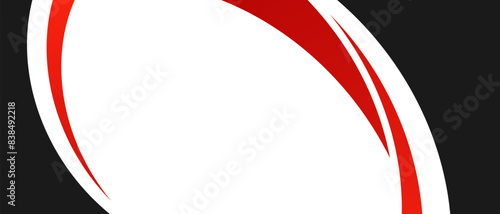 black and red curve shapes vector background