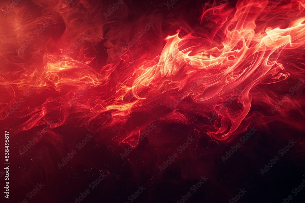 Flames emerging from black with red background Flames emerging from black with red background