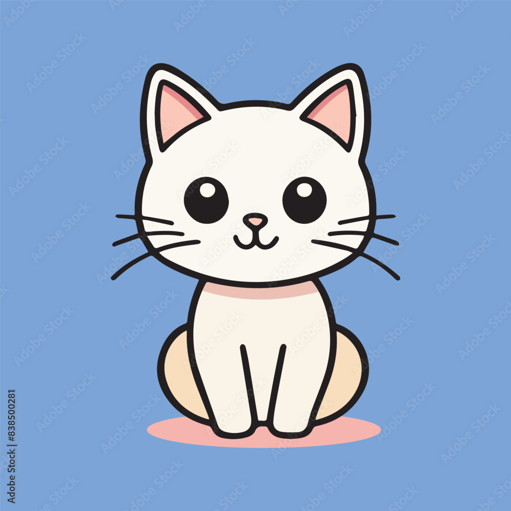 cat sitting logo. Home pet clinic icon cat sitting logo. Home pet clinic icon