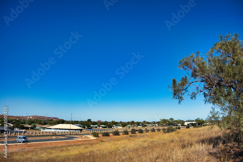 View of the remote town of Karratha, Western Australia

