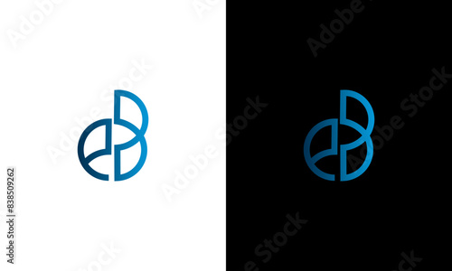 letter d abstract technology logo design vector illustration