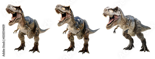 Tyrannosaurus Rex Vector PNG - Transparent and Isolated - T-Rex Set