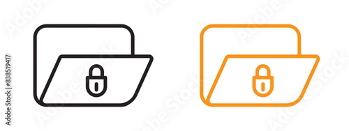 Confidential Icon for Secret Files, Data Protection, and Privacy
