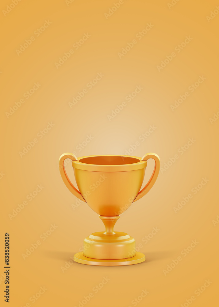 First place gold trophy cup isolated on free PNG background. Illustration. Classic cup. Poster with copy space. First place gold trophy cup isolated on free PNG background. Illustration. Classic cup. Poster with copy space.